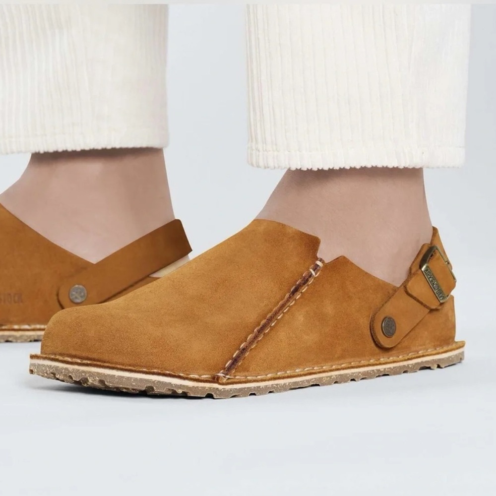 NEW!  Birkenstock Lutry Premium Suede Leather Clogs Mules  Mens Size 45